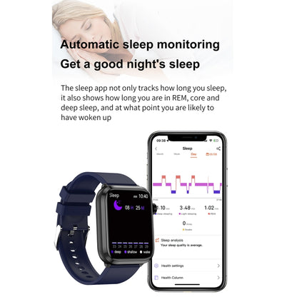 ET210 1.91 inch IPS Screen IP67 Waterproof Silicone Band Smart Watch, Support Body Temperature Monitoring / ECG, ET210