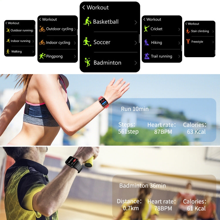 LOKMAT ZEUS 2 1.69 inch Screen Waterproof Smart Watch, GPS / Heart Rate  / Blood Oxygen / Blood Pressure Monitor