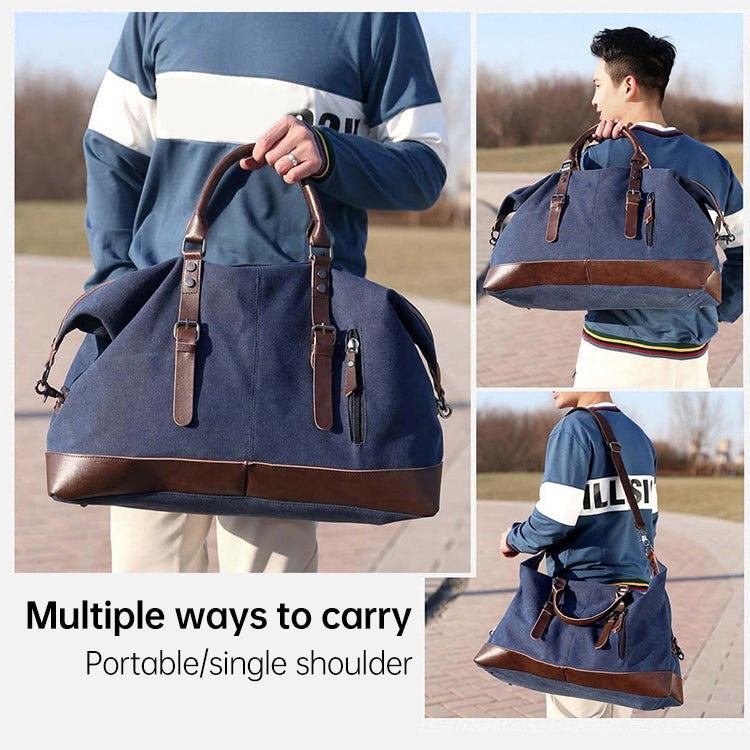 AUGUR 2012 Portable Casual Canvas Travel Handbag Baggage Shoulder Crossby Bag