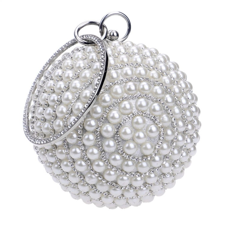 Ball Shape Women Fashion Banquet Party Pearl Handbag