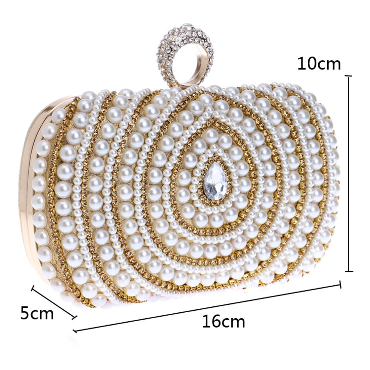 Women Fashion Banquet Party Pearl Handbag