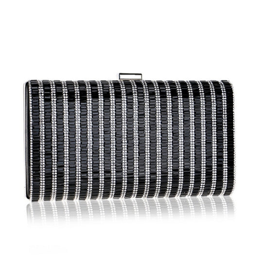 Women Fashion Banquet Party Diamond Square Handbag