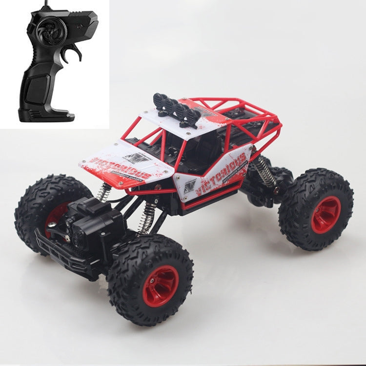 HD6026 1:16 Large Alloy Climbing Car Mountain Bigfoot Cross-country Four-wheel Drive Remote Control Car Toy, Size: 28cm, HD6026 1:16(Black), HD6026 1:16(Blue), HD6026 1:16(Red), HD6026 1:16(Silver)