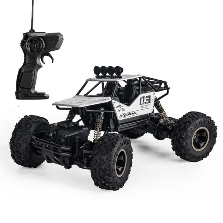 HD6026 1:16 Large Alloy Climbing Car Mountain Bigfoot Cross-country Four-wheel Drive Remote Control Car Toy, Size: 28cm, HD6026 1:16(Black), HD6026 1:16(Blue), HD6026 1:16(Red), HD6026 1:16(Silver)