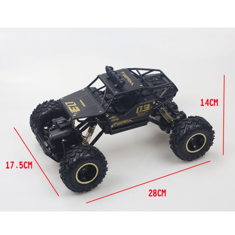 HD6026 1:16 Large Alloy Climbing Car Mountain Bigfoot Cross-country Four-wheel Drive Remote Control Car Toy, Size: 28cm, HD6026 1:16(Black), HD6026 1:16(Blue), HD6026 1:16(Red), HD6026 1:16(Silver)