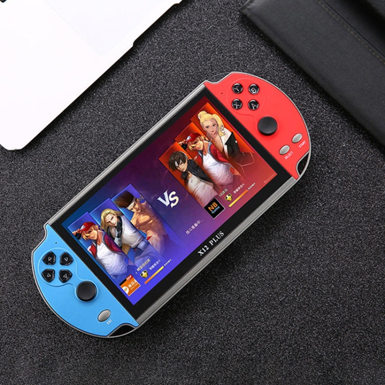 Powkiddy X12 Plus Retro Classic Games Handheld Game Console with 7 inch HD Screen & 16GB Memory, Support MP4 / E-book, X12 Plus
