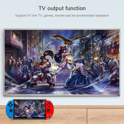 Powkiddy X12 Plus Retro Classic Games Handheld Game Console with 7 inch HD Screen & 16GB Memory, Support MP4 / E-book, X12 Plus