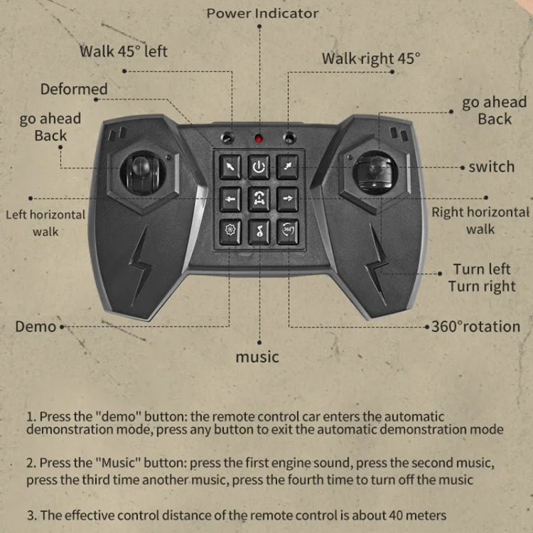 YDJ-D876 Gesture Sensing RC Stunt Car, YDJ-D876 (Orange), YDJ-D876 (Green), YDJ-D876 (Blue)