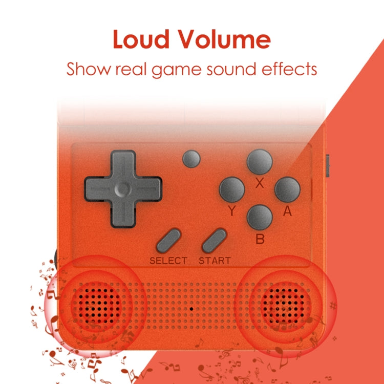 Powkiddy V90 3.0 inch IPS Screen 64-bit Retro Handheld Game Console with 16GB Memory, V90 / Red, V90 / Yellow, V90 / Black