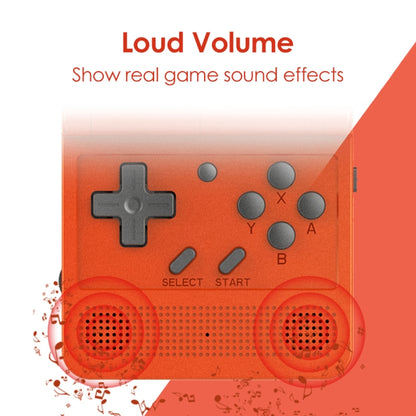 Powkiddy V90 3.0 inch IPS Screen 64-bit Retro Handheld Game Console with 16GB Memory, V90 / Red, V90 / Yellow, V90 / Black