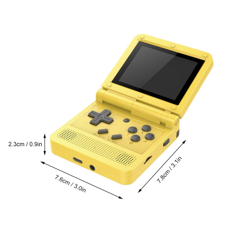 Powkiddy V90 3.0 inch IPS Screen 64-bit Retro Handheld Game Console with 16GB Memory, V90 / Red, V90 / Yellow, V90 / Black