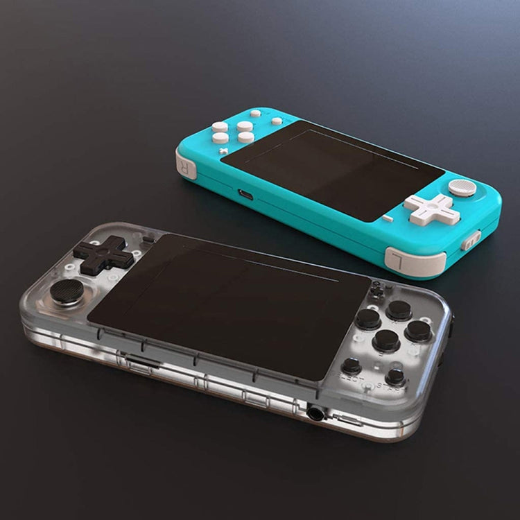 Powkiddy Q90 3.0 inch IPS Screen Retro Joystick Handheld Game Console with 16GB Memory, Q90 / White, Q90 / Blue