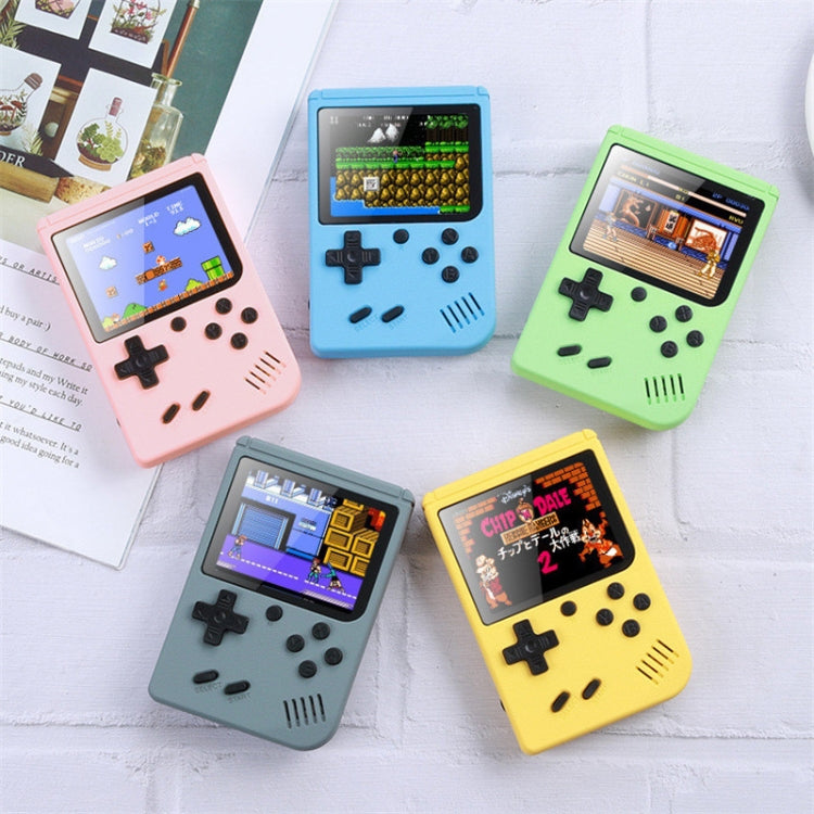 MK500 3.0 inch Macaron Mini Retro Classic Handheld Game Console for Kids Built-in 500 Games, Support AV Output, MK500 / Pink, MK500 / Green, MK500 / Grey, MK500 / Blue, MK500 / Yellow