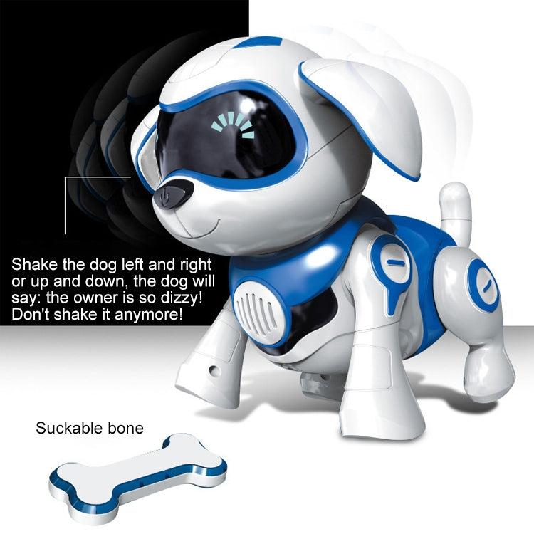 USB Charging Smart Touch Sensing Machine Dog Children Electric Toys, Supports Walking & Gnawing Bones & Lights & Music, Pink, Blue