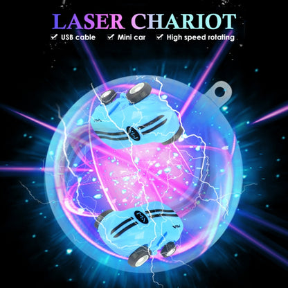 S618 360 Degree Rotary Mini High Speed Laser Pocket Car Racing Model Vehicle Toy