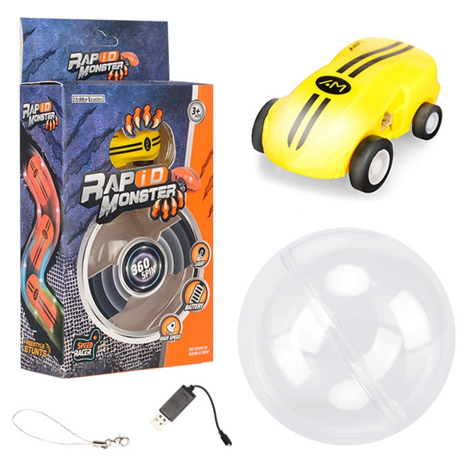 S618 360 Degree Rotary Mini High Speed Laser Pocket Car Racing Model Vehicle Toy