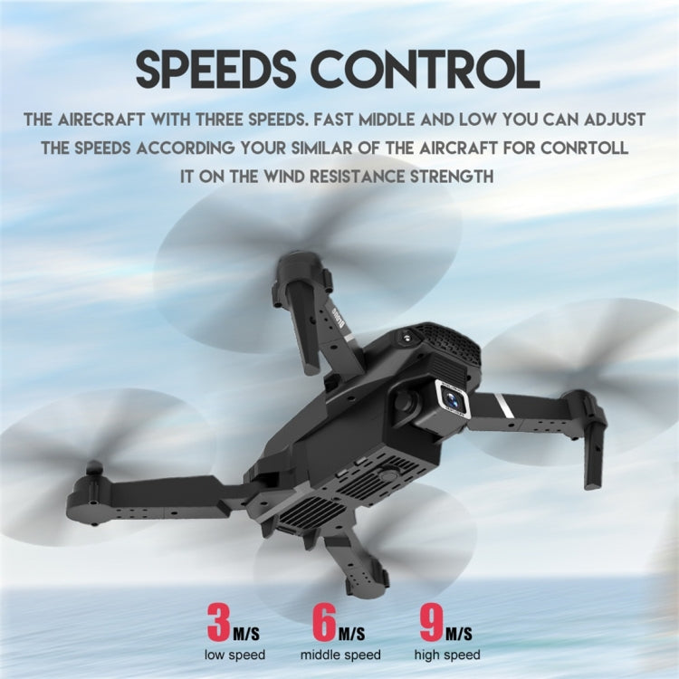 LS-E525 4K Double HD Camera Mini Foldable RC Quadcopter Drone Remote Control Aircraft, 4K Double HD Camera