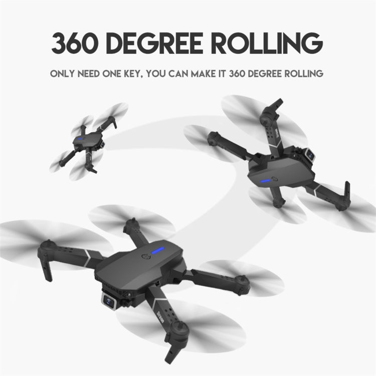 LS-E525 4K Double HD Camera Mini Foldable RC Quadcopter Drone Remote Control Aircraft, 4K Double HD Camera