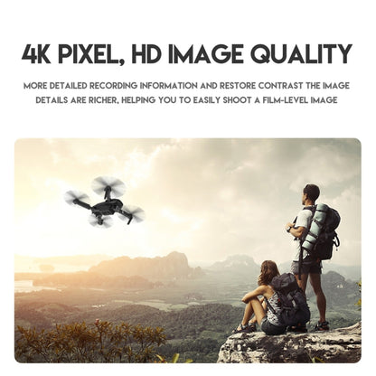 LS-E525 4K Double HD Camera Mini Foldable RC Quadcopter Drone Remote Control Aircraft, 4K Double HD Camera