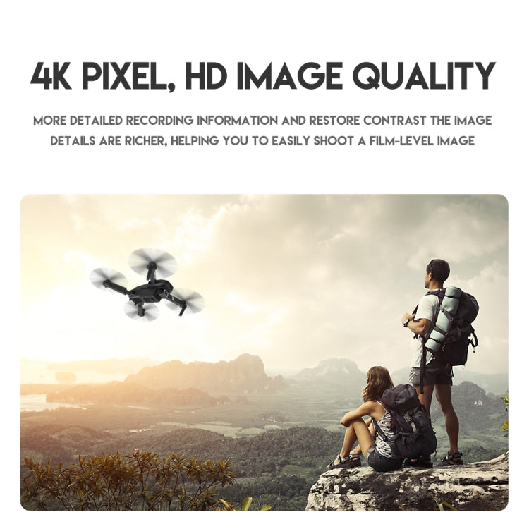 LS-E525 4K Single HD Camera Mini Foldable RC Quadcopter Drone Remote Control Aircraft, 4K Single HD Camera