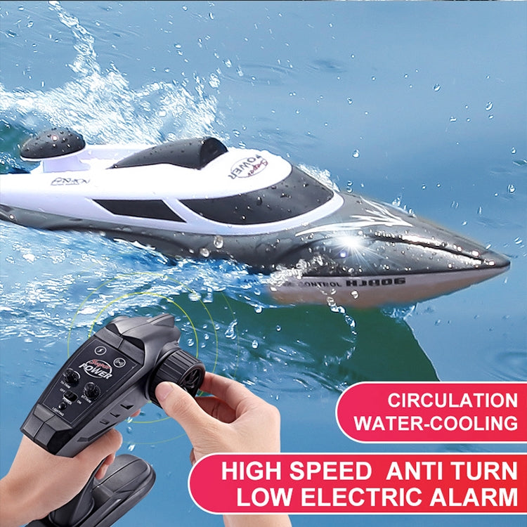 HongXunJie HJ806 2.4Ghz Water Cooling High Speed Racing Boats with Remote Controller, Auto Flip Function, 200m Control Distance