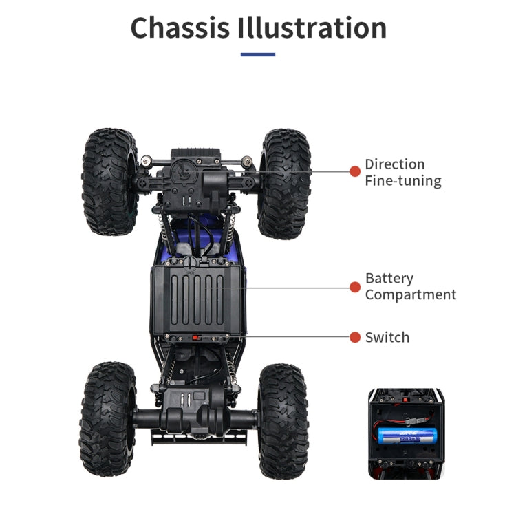 JJR/C Q112 1:14 4WD Remote Control Alloy Climbing Car, JJR/C Q112(Blue), JJR/C Q112(Red)