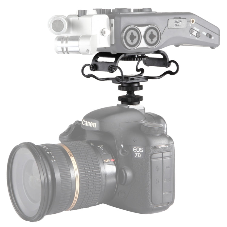 BOYA BY-C10 Universal Camera Microphone Shockmount with Hot Shoe Mount, BY-C10