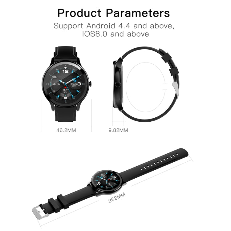 G28 1.28 inch TFT Color Screen IP68 Waterproof Smart Watch, Support Sleep Monitor / Heart Rate Monitor / Blood Pressure Monitor