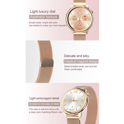 F80 1.3 inch TFT Color Screen IP68 Waterproof Women Smart Watch, Support Body Temperature Monitor / Blood Pressure Monitor / Menstrual Cycle Reminder