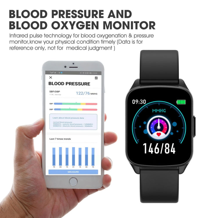 Lokmat KW17 1.3 inch TFT Screen IP68 Waterproof Smart Watch, Support Sleep Monitor / Heart Rate Monitor / Blood Pressure Monitor