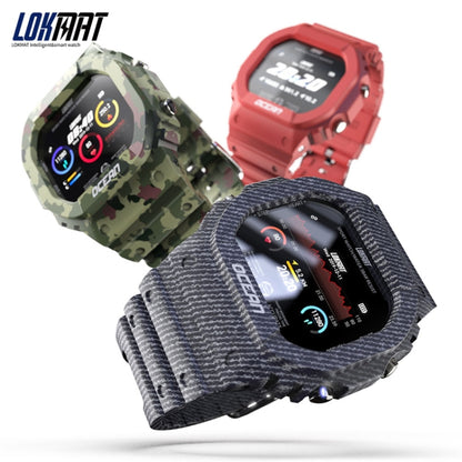 Lokmat OCEAN 1.14 inch TFT Touch Screen IP68 Waterproof Smart Watch, Support Information Reminder / Sleep Monitor / Sport Record