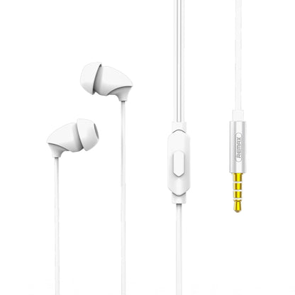 REMAX RM-588 In-Ear Stereo Sleep Earphone with Wire Control & MIC & Support Hands-free