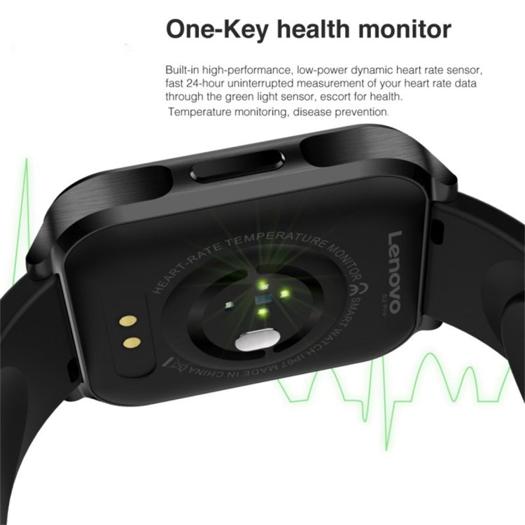 Lenovo S2 Pro 1.69 inch IPS Full Screen Smart Watch, IP67 Waterproof, Support One-key Health Monitor / 23 Sports Modes / Heart Rate Detection / Sleep Monitor