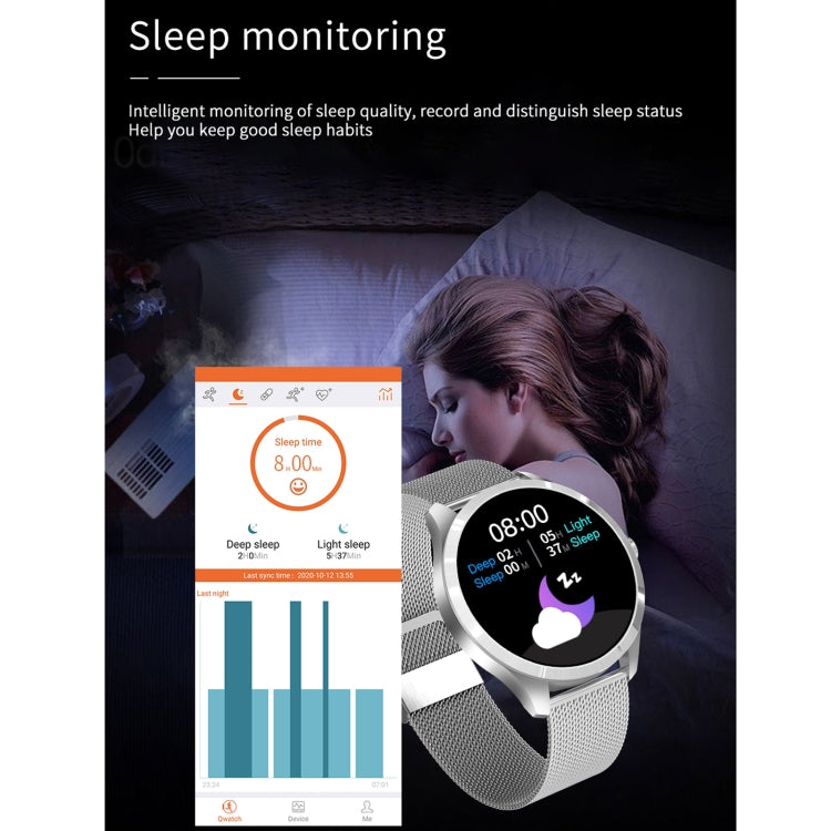 Q9L 1.28 inch IPS Color Screen IP67 Waterproof Smart Watch, Support Blood Pressure Monitoring / Heart Rate Monitoring / Sleep Monitoring