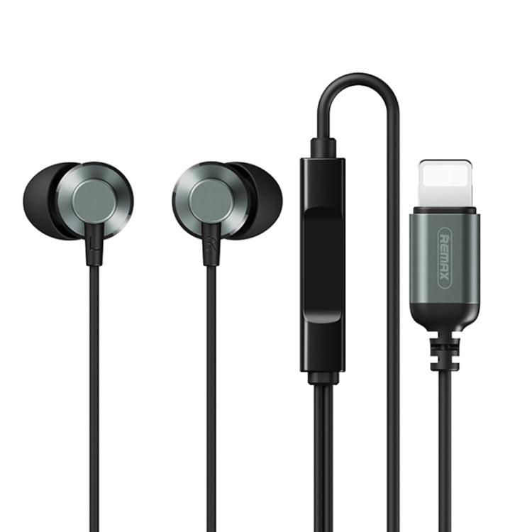 Remax RM-512i 8 Pin Interface Wired Call Music Earphone, Support Wired Control, Cable Length: 1.2m