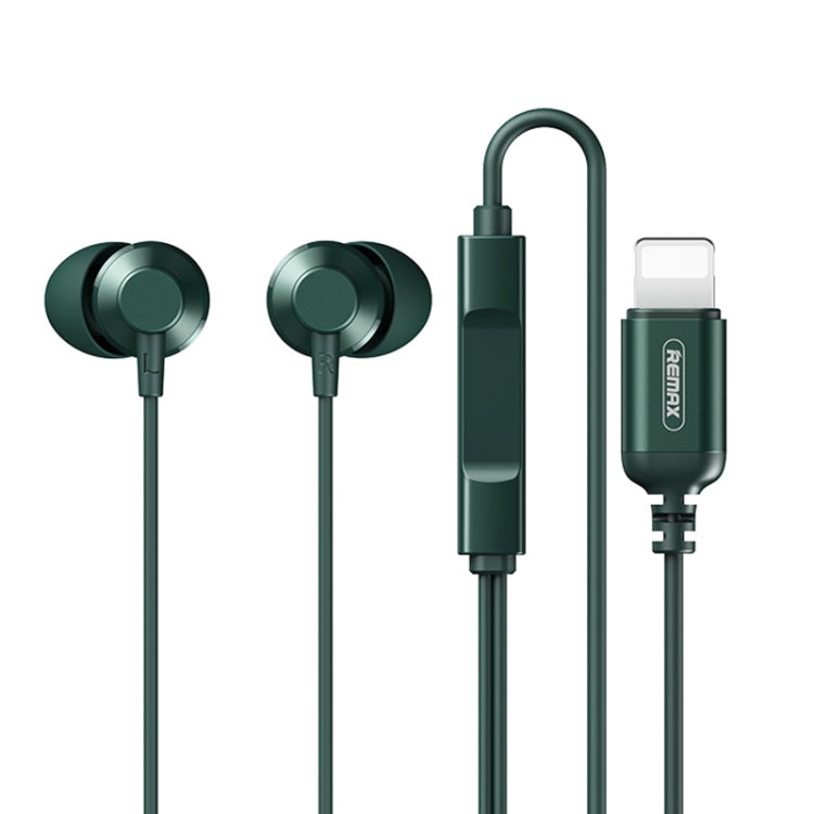 Remax RM-512i 8 Pin Interface Wired Call Music Earphone, Support Wired Control, Cable Length: 1.2m