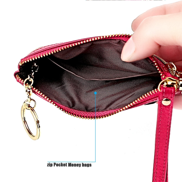 Ladies Sewing Thread Leather Fox Handbags Cute Mini Key Case