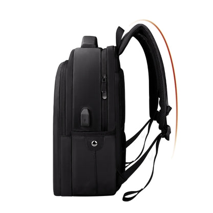 SJ01 Business Casual Computer Backpack with USB Charging Port, 13-15 inch Universal, 15.6-17.3 inch Universal