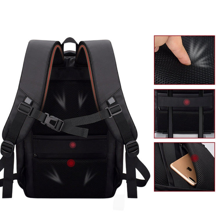 SJ01 Business Casual Computer Backpack with USB Charging Port, 13-15 inch Universal, 15.6-17.3 inch Universal