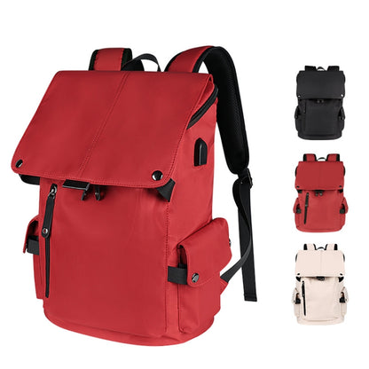 SJ02 13-15.6 inch Universal Large-capacity Laptop Backpack with USB Charging Port