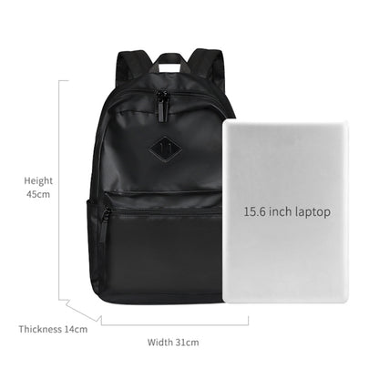 SJ03 13-15.6 inch Universal Large-capacity Laptop Backpack with USB Charging Port & Headphone Port