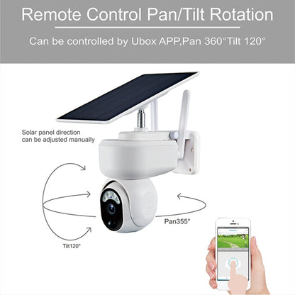 T24 1080P IP65 Waterproof Solar Smart PTZ Camera, Support Full-color Night Vision & Two-way Voice Intercom & AI Humanoid Detection Alarm,, WiFi Version, 4G European Version, 4G US Version