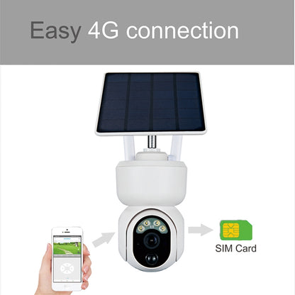 T24 1080P IP65 Waterproof Solar Smart PTZ Camera, Support Full-color Night Vision & Two-way Voice Intercom & AI Humanoid Detection Alarm,, WiFi Version, 4G European Version, 4G US Version