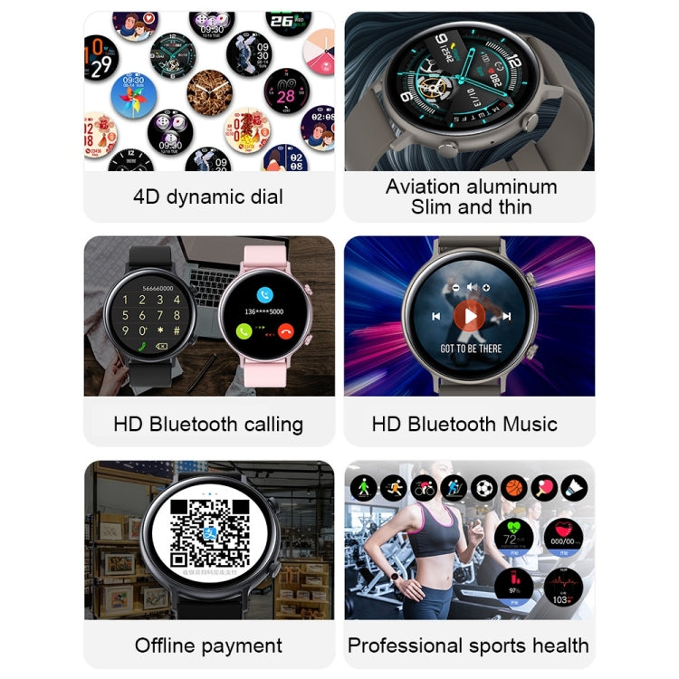 Zeblaze GTR 1.3 inch IPS Color Screen Bluetooth 5.1 30m Waterproof Smart Watch, Support Sleep Monitor / Heart Rate Monitor / Women Menstrual Cycle Reminder / Sports Mode