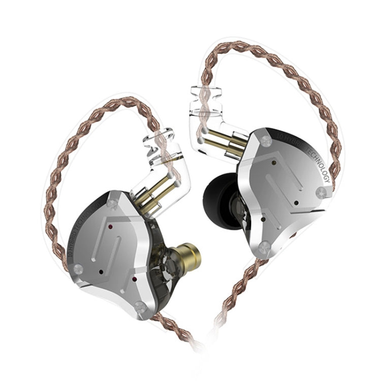 KZ ZS10 Pro 10-unit Ring Iron Gaming In-ear Wired Earphone,, ZS10 Pro Mic Version(Black), ZS10 Pro Standard Version(Diamond Blue), ZS10 Pro Mic Version(Blue), ZS10 Pro Mic Version(Streamer Blue), ZS10 Pro Mic Version(Glare Gold)