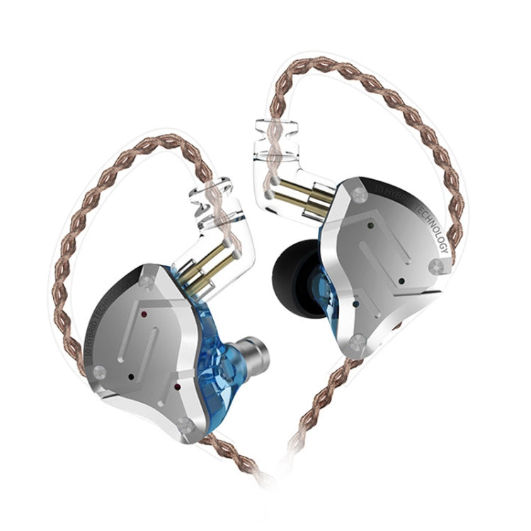 KZ ZS10 Pro 10-unit Ring Iron Gaming In-ear Wired Earphone,, ZS10 Pro Mic Version(Black), ZS10 Pro Standard Version(Diamond Blue), ZS10 Pro Mic Version(Blue), ZS10 Pro Mic Version(Streamer Blue), ZS10 Pro Mic Version(Glare Gold)