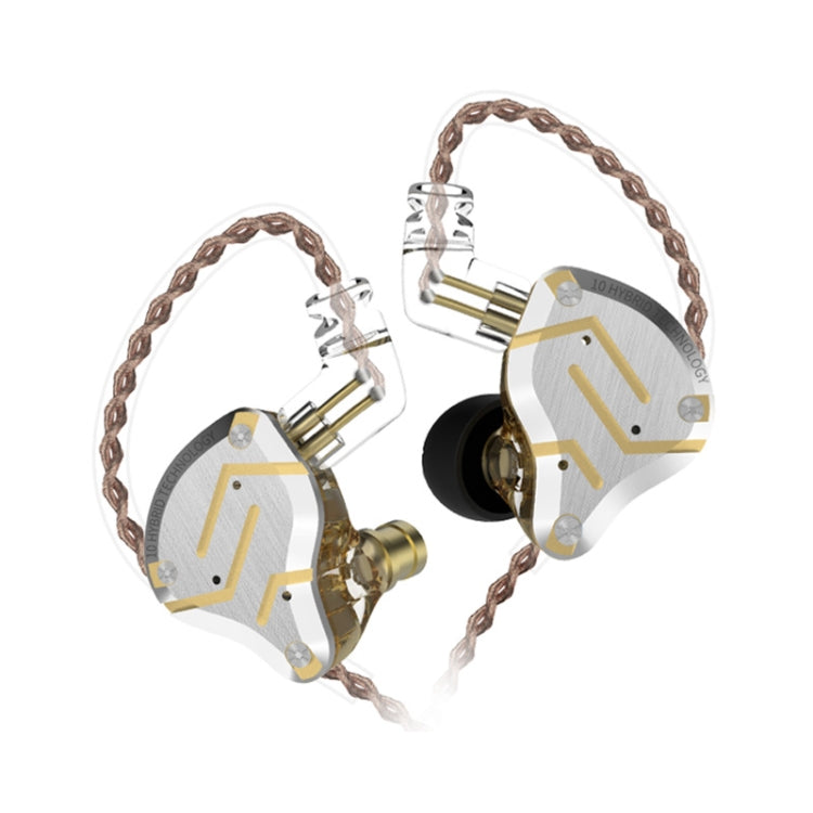 KZ ZS10 Pro 10-unit Ring Iron Gaming In-ear Wired Earphone,, ZS10 Pro Mic Version(Black), ZS10 Pro Standard Version(Diamond Blue), ZS10 Pro Mic Version(Blue), ZS10 Pro Mic Version(Streamer Blue), ZS10 Pro Mic Version(Glare Gold)