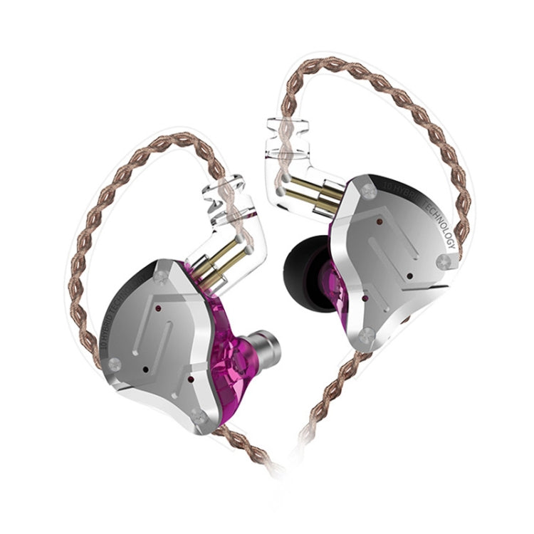 KZ ZS10 Pro 10-unit Ring Iron Gaming In-ear Wired Earphone,, ZS10 Pro Mic Version(Black), ZS10 Pro Standard Version(Diamond Blue), ZS10 Pro Mic Version(Blue), ZS10 Pro Mic Version(Streamer Blue), ZS10 Pro Mic Version(Glare Gold)
