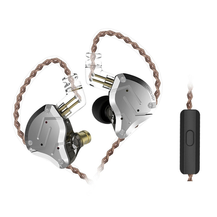 KZ ZS10 Pro 10-unit Ring Iron Gaming In-ear Wired Earphone,, ZS10 Pro Mic Version(Black), ZS10 Pro Standard Version(Diamond Blue), ZS10 Pro Mic Version(Blue), ZS10 Pro Mic Version(Streamer Blue), ZS10 Pro Mic Version(Glare Gold)