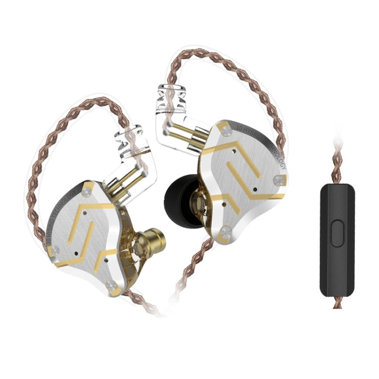 KZ ZS10 Pro 10-unit Ring Iron Gaming In-ear Wired Earphone,, ZS10 Pro Mic Version(Black), ZS10 Pro Standard Version(Diamond Blue), ZS10 Pro Mic Version(Blue), ZS10 Pro Mic Version(Streamer Blue), ZS10 Pro Mic Version(Glare Gold)